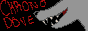 A button with pixel art of a gray wolf muzzel with the text Chronodove on the right in red.