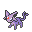 A sprite of espeon from pokemon