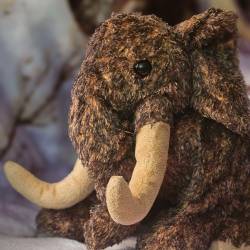 A wooly mammoth plush